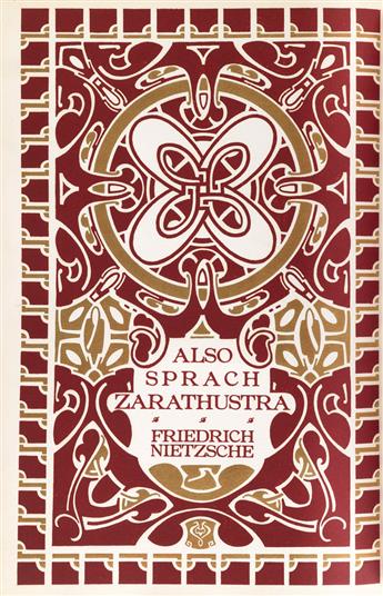 (VAN DE VELDE, HENRY / HARRY KESSLER.) Nietzsche, Friedrich. Also Sprach Zarathustra: Ein Buch für Alle und Keinen.